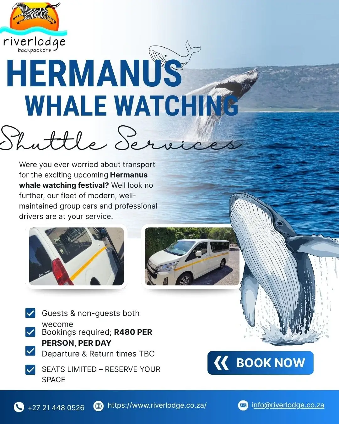 Hermanus Whale Watching Shuttle Services