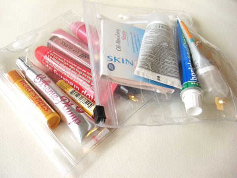 Avoid overpacking with travel-sized toiletries